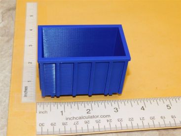 Tonka Custom 3D Printed Plastic Blue Tiny Tonka Cargo Bin Main Image