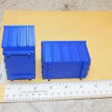 Pair Tonka Custom 3D Printed Plastic Blue Tiny Tonka Cargo Bin Alternate View 1