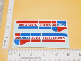 Tonka Car Quest Dodge Pickup Truck Replacement Sticker Set