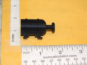 Structo 3D Printed Plastic Replacement Bulldozer Air Tank Toy Part Main Image