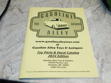 Gasoline Alley Toys & Antiques Toy Parts & Decal Catalog 2024 Edition - 66 Pages Main Image