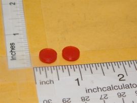 Pair Tonka 3D Printed Red Plastic Tonka Winnebago Camper Tail Lights