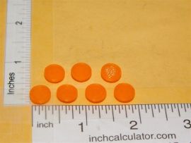 Set 7 Tonka 3D Printed Amber Plastic Tonka Winnebago Clearance Lights