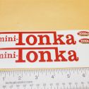 Mini Tonka Semi Truck & Trailer Replacement Sticker Set Main Image