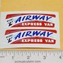 Pair Buddy L GMC Airway Express Van Stickers (Color Variation) Main Image