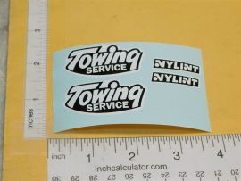 Nylint Towing Service Wrecker Tow Truck Replacement Sticker Set