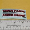 Nylint Rescue Pumper Fire Truck Replacement Sticker Set Main Image