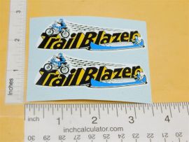 Nylint TrailBlazer Chevy Blazer Replacement Sticker Set