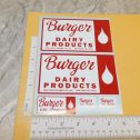 Structo Burger Dairy Private Label Semi Truck Replacement Sticker Set Main Image