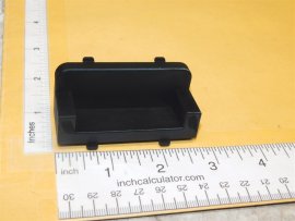 Tonka Giant Bulldozer 3D Printed Black Plastic Seat Replacement Toy Part Tonka Giant Bulldozer 3D Printed Black Plastic Seat Replacement Toy Part