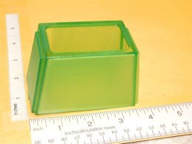 Tonka 3D Printed Plastic Green Turbo Diesel Window Replacement Toy Part Tonka 3D Printed Plastic Green Turbo Diesel Window Replacement Toy Part