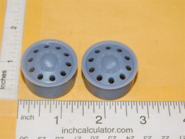 Pr Custom 3D Printed Tonka/Smith Miller Budd Truck Front Wheel Toy Parts Pr Custom 3D Printed Tonka/Smith Miller Budd Truck Front Wheel Toy Parts