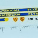 American Flyer S Scale 370 GP-7 Diesel Locomotive Sticker Set Main Image American Flyer S Scale 370 GP-7 Diesel Locomotive Sticker Set Main Image