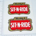 Pair Buddy L Sit N Ride Fire Truck Door Stickers Main Image Pair Buddy L Sit N Ride Fire Truck Door Stickers Main Image