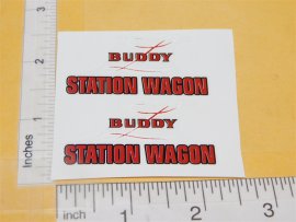 Buddy L Ladder WWII Era Wood Station Wagon Toy Car Replacement Stickers Buddy L Ladder WWII Era Wood Station Wagon Toy Car Replacement Stickers