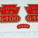 Keystone Ride On #6400 Locomotive Sticker Set Main Image Keystone Ride On #6400 Locomotive Sticker Set Main Image