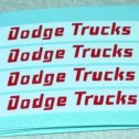 Matchbox Dodge Twin Tipper Truck Set of 4 Stickers Main Image Matchbox Dodge Twin Tipper Truck Set of 4 Stickers Main Image