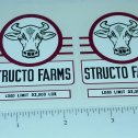 Pair Structo Farms Semi Trailer Sticker Set Main Image Pair Structo Farms Semi Trailer Sticker Set Main Image