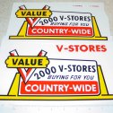Tonka V-Stores Semi Truck Sticker Set Main Image Tonka V-Stores Semi Truck Sticker Set Main Image