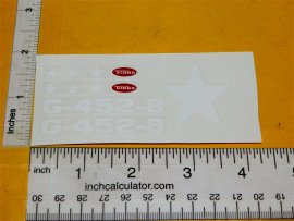 Tonka 1974/75 Army Jeep & Mini Army Truck Replacement Sticker Set Tonka 1974/75 Army Jeep & Mini Army Truck Replacement Sticker Set