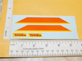 Tiny Tonka Bottom Dump Style 1 Replacement Sticker Set Tiny Tonka Bottom Dump Style 1 Replacement Sticker Set