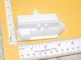 Tonka 3D Printed White Plastic Dozer/Tug/Tractor Replacement Motor Part Tonka 3D Printed White Plastic Dozer/Tug/Tractor Replacement Motor Part