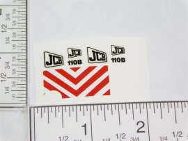 Corgi JCB Excavator Construction Toy Replacement Sticker Set Corgi JCB Excavator Construction Toy Replacement Sticker Set