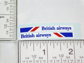 Pair Superfast Matchbox #65 Airport Coach British Airways Stickers Pair Superfast Matchbox #65 Airport Coach British Airways Stickers