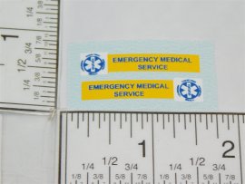 Superfast Matchbox #41 Ambulance Replacement Stickers Superfast Matchbox #41 Ambulance Replacement Stickers