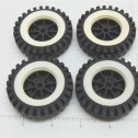 Set of 4 Tonka Plastic Wheels/Inserts Replacement Toy Parts Alternate View 1 Set of 4 Tonka Plastic Wheels/Inserts Replacement Toy Parts Alternate View 1