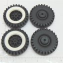Set of 4 Tonka Plastic Wheels/Inserts Replacement Toy Parts Alternate View 2 Set of 4 Tonka Plastic Wheels/Inserts Replacement Toy Parts Alternate View 2