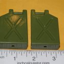 Pair Injection Mold Plastic Gasoline Cans for Tonka Army Jeep & Others Main Image Pair Injection Mold Plastic Gasoline Cans for Tonka Army Jeep & Others Main Image